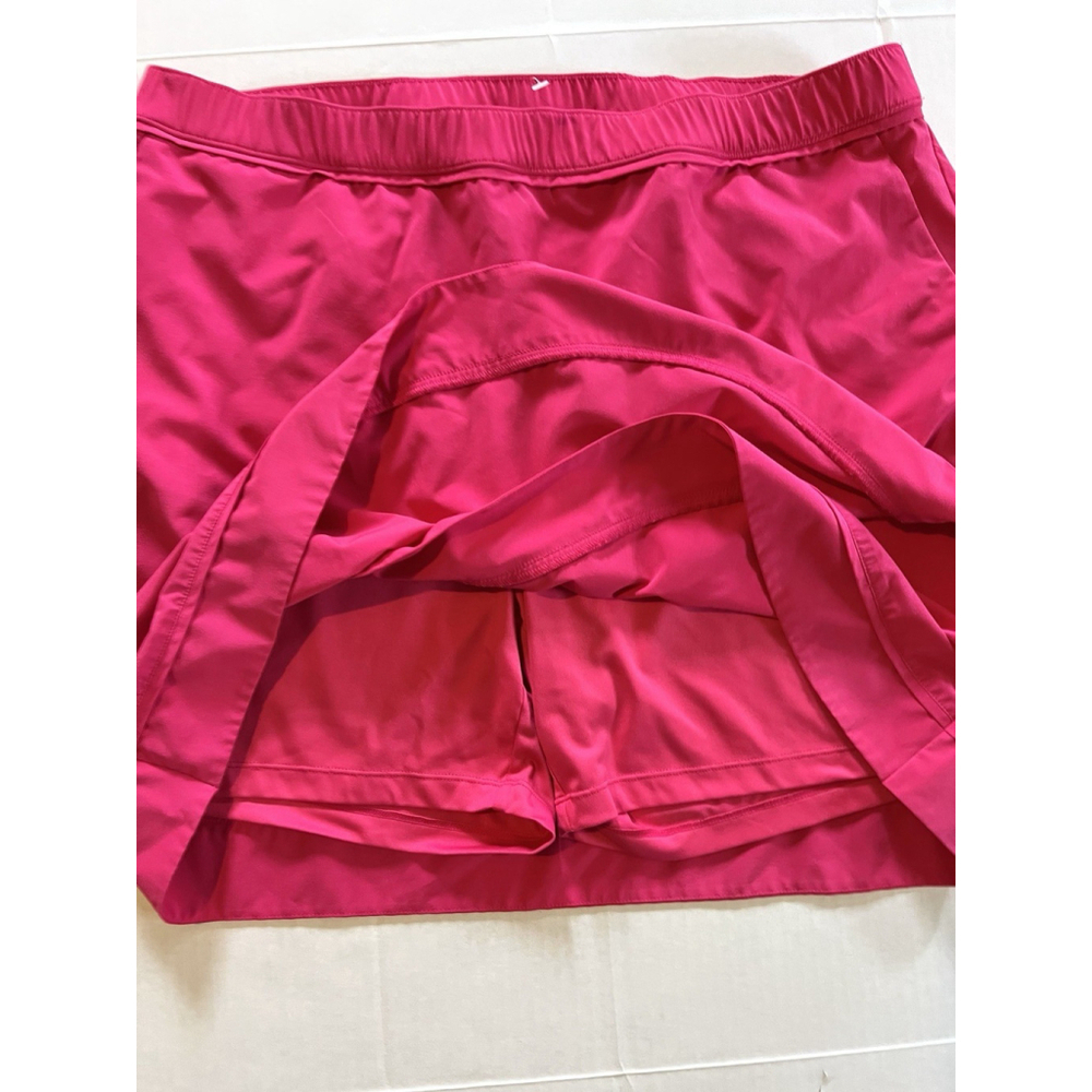 Chico’s Zenergy UPF Curved Hem Skort Hot Pink Classic Fit 14 Tennis Pickle Ball - Picture 3 of 4